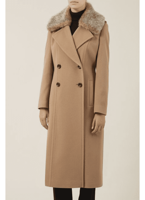 Planet camel long wool coat.